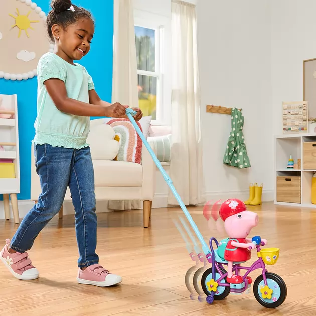 Интерактивный игровой набор Peppa &ndash; Пеппа на велосипеде