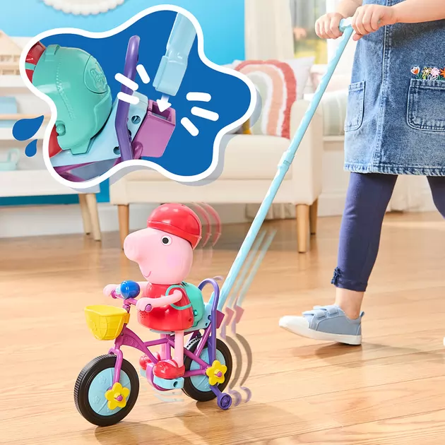 Интерактивный игровой набор Peppa &ndash; Пеппа на велосипеде