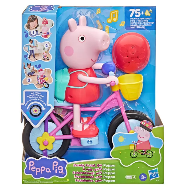 Интерактивный игровой набор Peppa &ndash; Пеппа на велосипеде