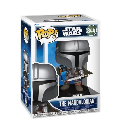 Ігрова фігурка Funko POP! серії Мандалорець і Ґроґу - Мандалорець зі зброєю - 90824.jpg - № 1