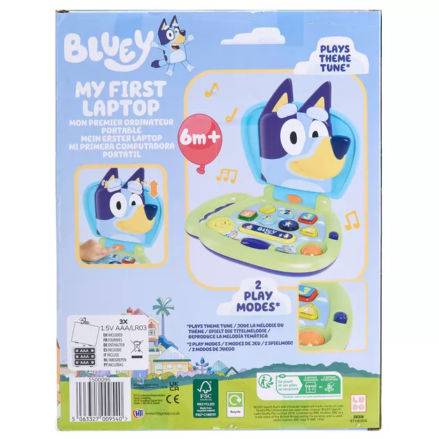 Інтерактивна іграшка Bluey &ndash; Мій перший ноутбук