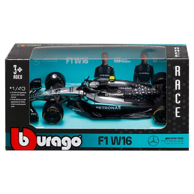 Автомодель &ndash; Mercedes-AMG F1 W16 Petronas (2025) (1:43)