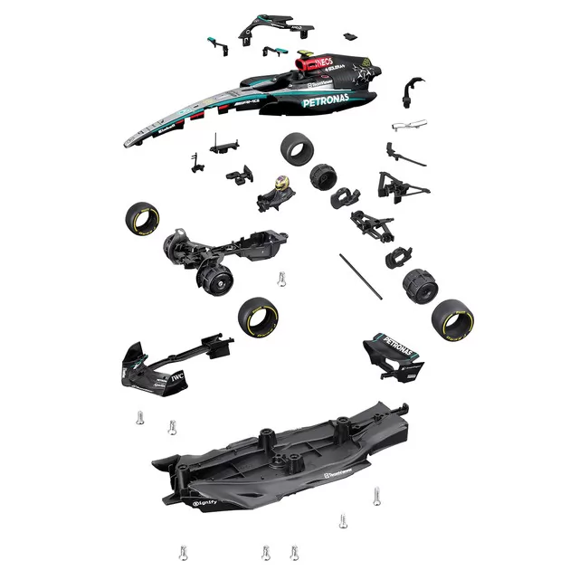 Авто-конструктор &ndash; Mercedes-AMG F1 W15 Petronas (2024) (1:24)