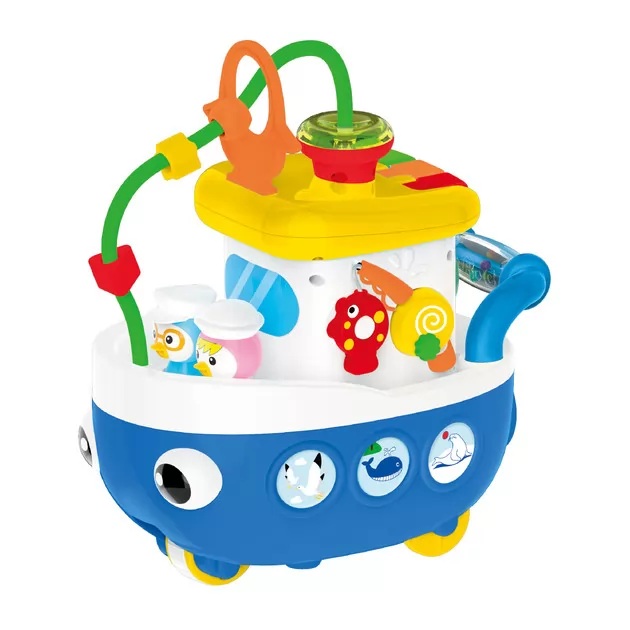 Игровой центр Kiddi Smart - Кораблик приключений (украинский, свет)