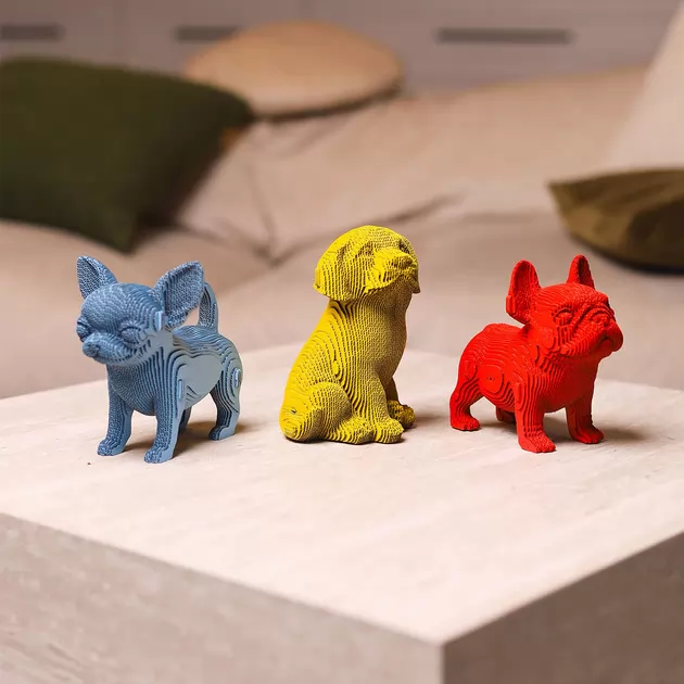 Puzzle 3D Trio szczeniak&oacute;w