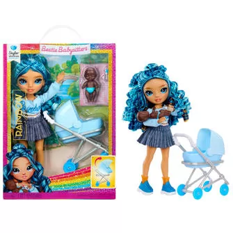 Игровой набор с куклами Rainbow High серии Junior High Babysitters