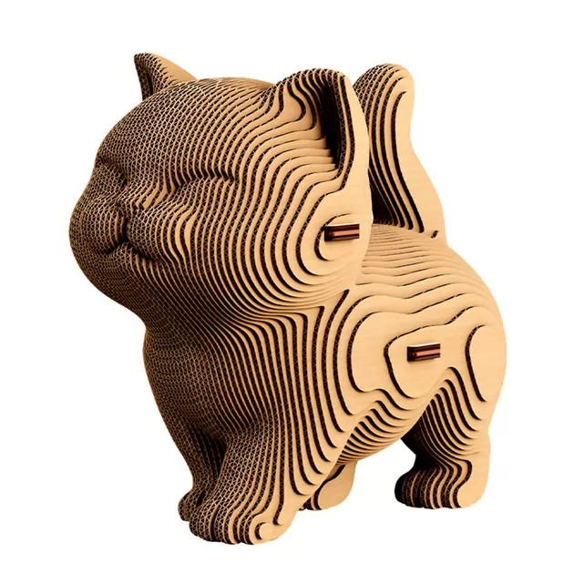 Puzzle 3D Chodzący kotek