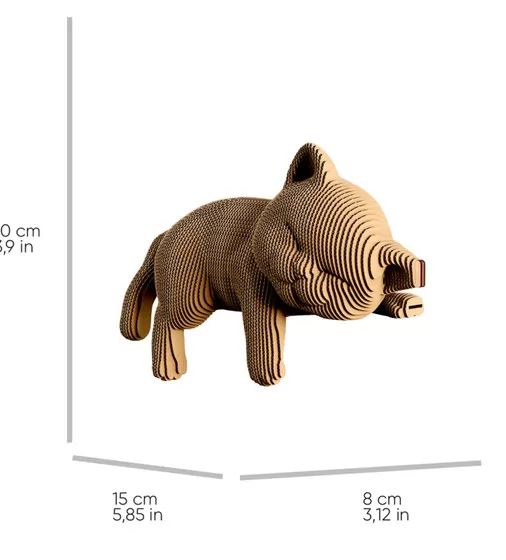 Puzzle 3D Śpiący kotek - CARTMNSLEEP_4.jpg - № 4