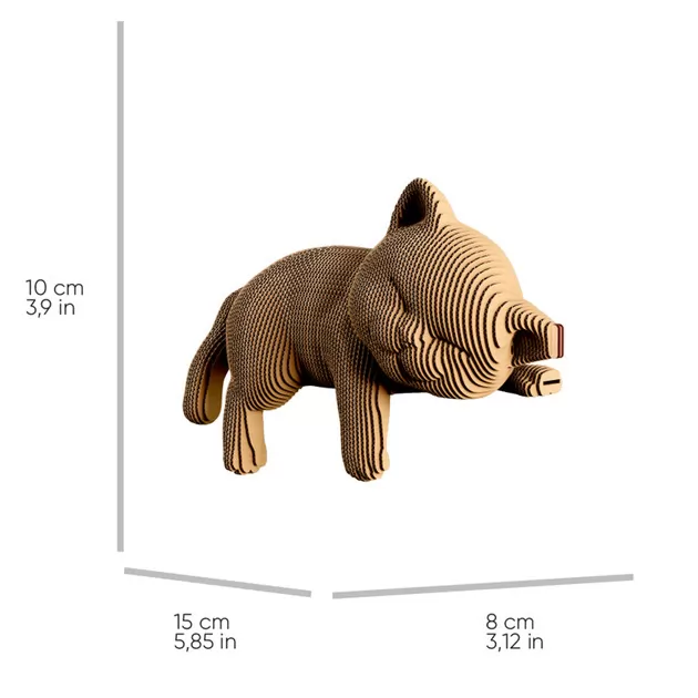 Puzzle 3D Śpiący kotek