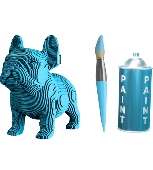 Puzzle 3D  Szczeniak buldoga - CARTMNBULL_5.jpg - № 5