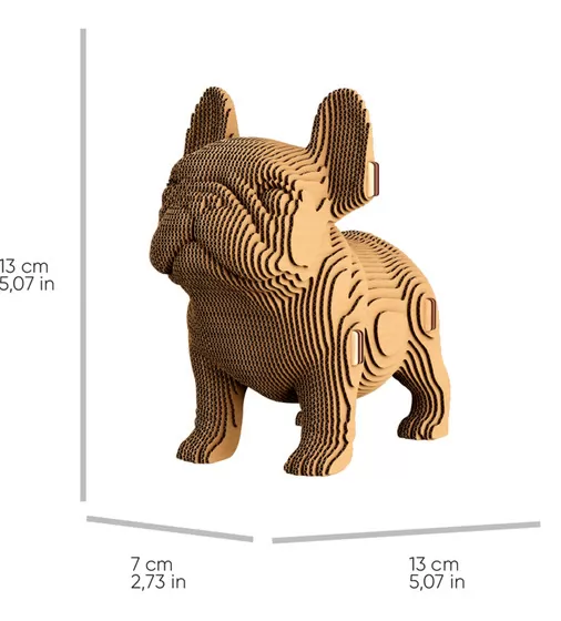 Puzzle 3D  Szczeniak buldoga - CARTMNBULL_4.jpg - № 4