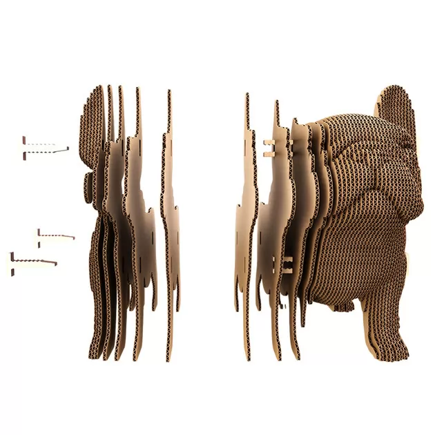 Puzzle 3D  Szczeniak buldoga