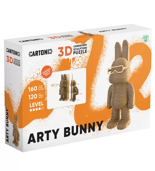 Puzzle 3D Artystyczny kr&oacute;liczek - CARTARTBUNN_1.jpg - № 1
