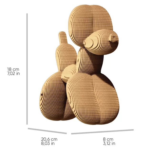 Puzzle 3D Balonowy pies