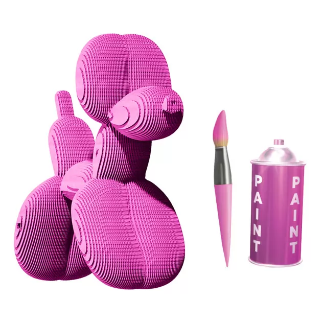 Puzzle 3D Balonowy pies