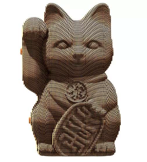Puzzle 3D Szczęśliwy kot - CARTLUCK_3.jpg - № 3