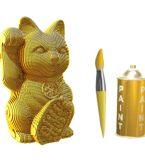 Puzzle 3D Szczęśliwy kot - CARTLUCK_6.jpg - № 6