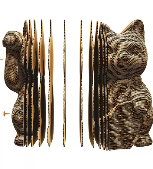 Puzzle 3D Szczęśliwy kot - CARTLUCK_4.jpg - № 4