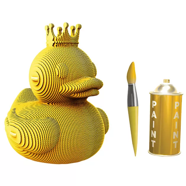 Puzzle 3D Kaczka