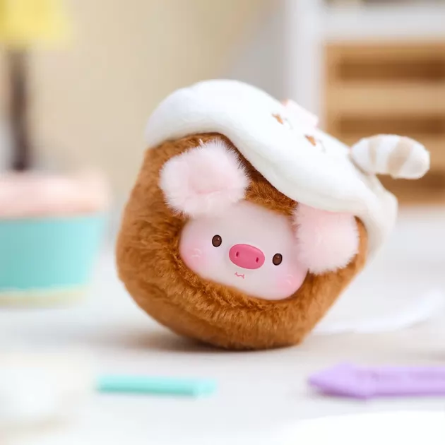 Коллекционная мягкая игрушка с кольцом POP TOP серии GeeGeePig - Мини-трансформация