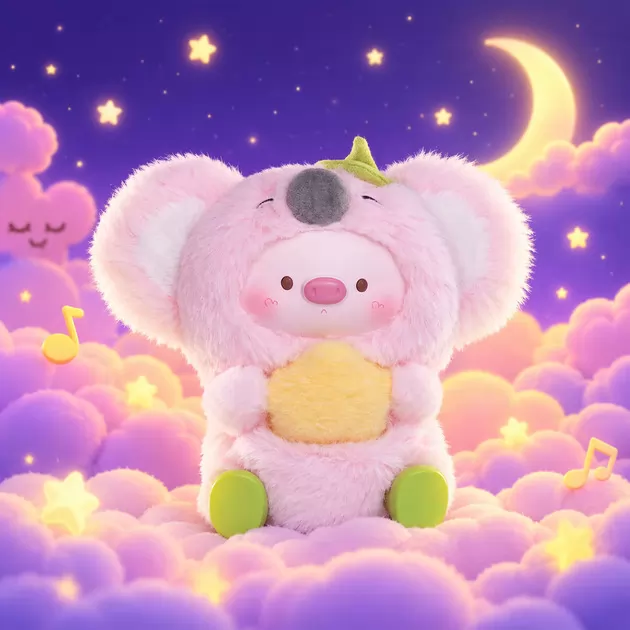 Коллекционная мягкая игрушка с кольцом POP TOP серии GeeGeePig - Сказочная колыбельная