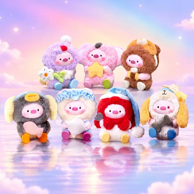 Коллекционная мягкая игрушка с кольцом POP TOP серии GeeGeePig - Сказочная колыбельная