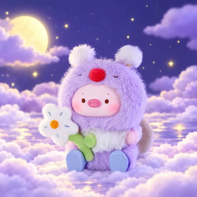 Коллекционная мягкая игрушка с кольцом POP TOP серии GeeGeePig - Сказочная колыбельная
