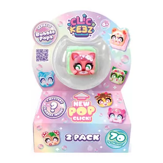 Набір колекційних іграшок фіджет-клікерів Clickeez серії Bubble Pops S3