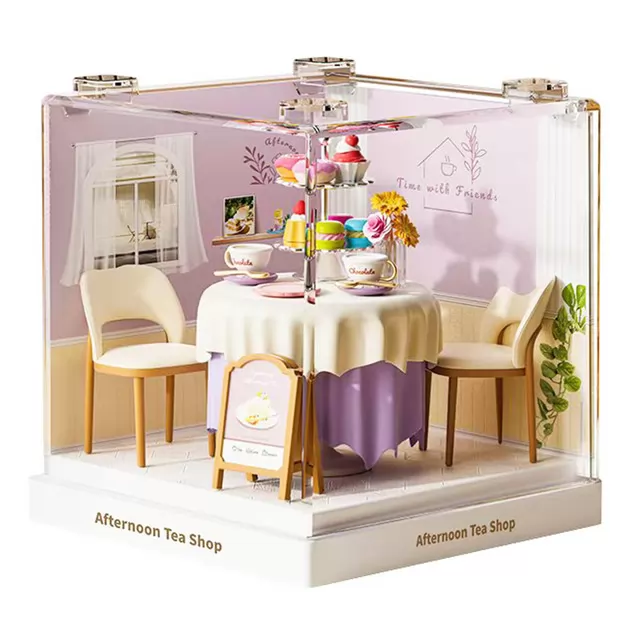 Конструктор-румбокс Mini House серии Интерьер Мини &ndash; Чайный салон