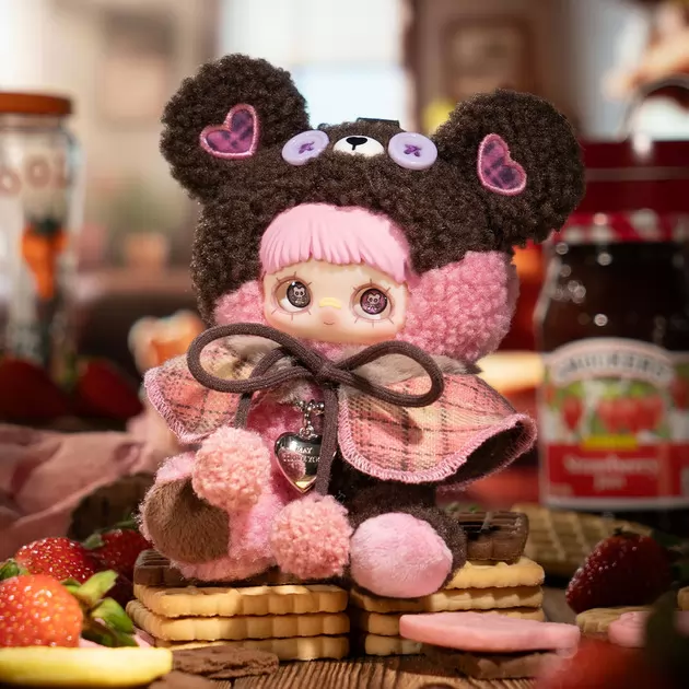 Коллекционная мягкая игрушка с кольцом POP TOP серии MayMei - Медвежонки