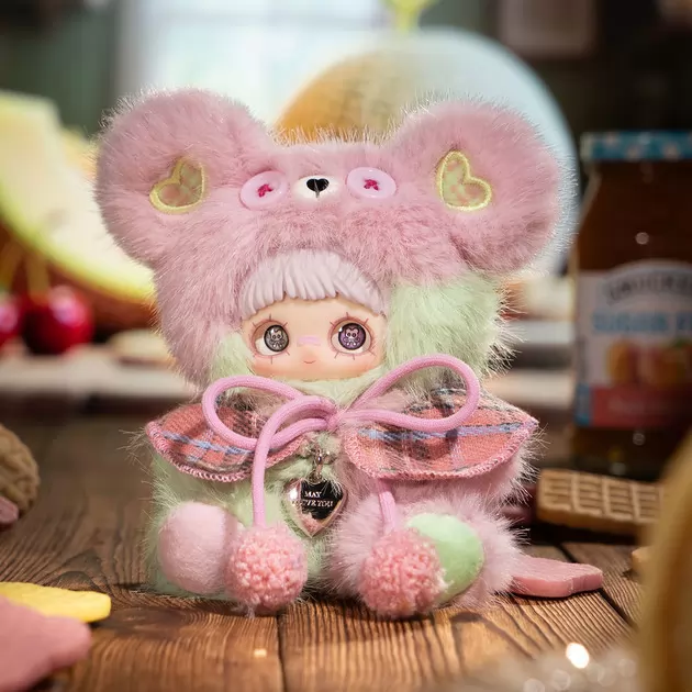 Коллекционная мягкая игрушка с кольцом POP TOP серии MayMei - Медвежонки