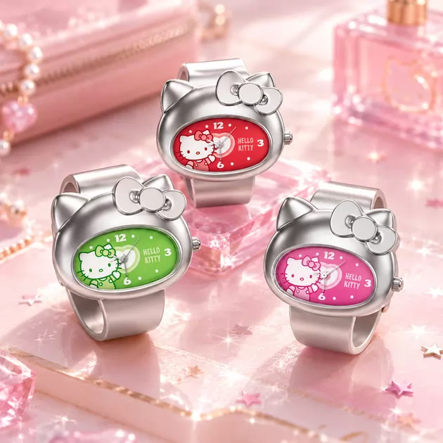 Часы-кольцо кварцевые Pop Top Hello Kitty &ndash; Стильное путешествие