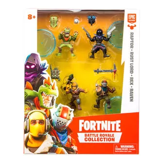 Набір Ігрових Фігурок Серії Fortnite - Раптор, Ворон, Рекс, Повелитель Іржі