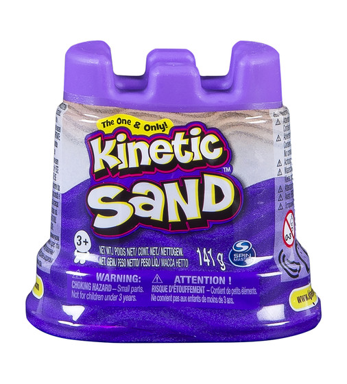 Пісок Для Дитячої Творчості Kinetic Sand Міні Фортеця (Фіолетовий) - 71419P_1.jpg - № 1