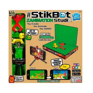 Игровой Набор Для Анимационного Творчества Stikbot S2 Pets – Студия Z-Screen