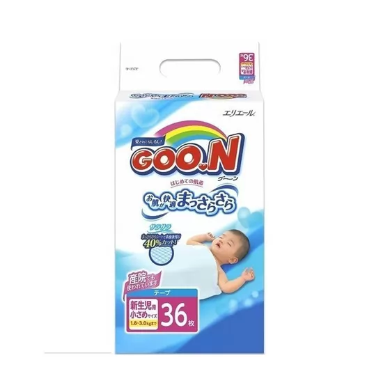 Подгузники Goo.N Для Маловесных Новорожденных  (Sss, 1,8-3 Кг) Коллекция 2015 года