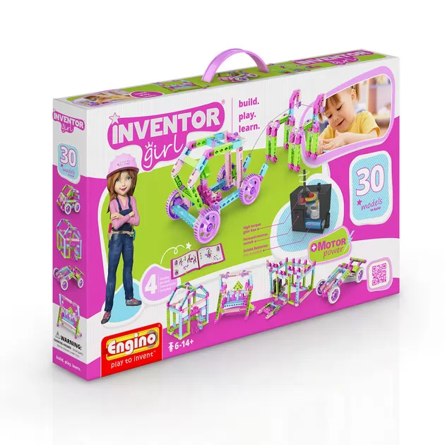 Конструктор серии INVENTOR PRINCESS MOTORIZED 30 в 1 с электродвигателем
