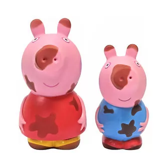 Набір іграшок-бризгунчиків PEPPA - ЧИСТЮЛЯ АБО БРУДНУЛЯ