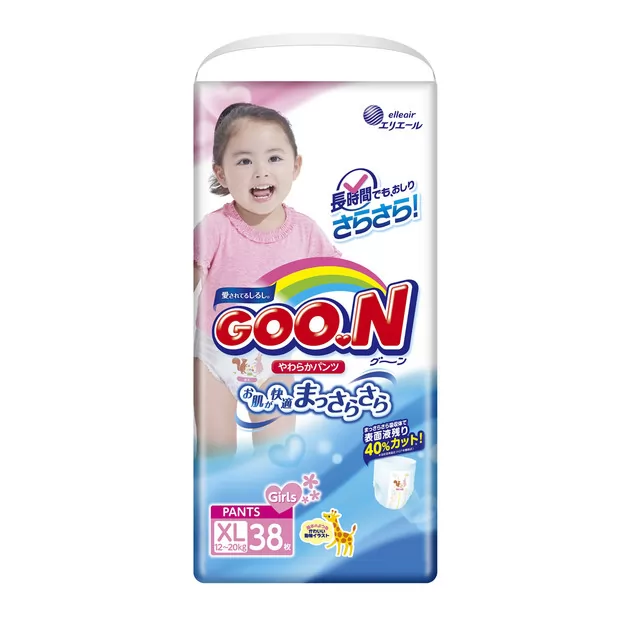Трусики-Підгузки Goo.N Для Дівчаток (Xl, 12-20 Кг) колекція 2017 року
