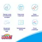 Трусики-подгузники Goo.N для девочек коллекция 2019 (XXL, 13-25 кг) - 853885_7.jpg - № 7