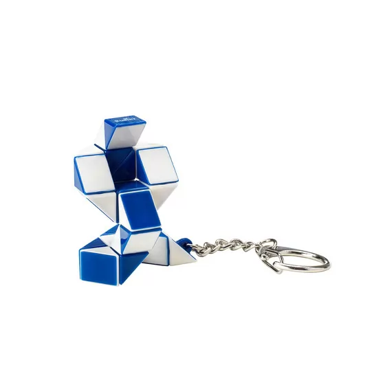 Мини-Головоломка Rubik's – Змейка Бело-Голубая