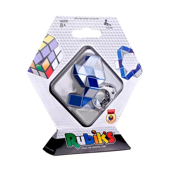 Міні-Головоломка Rubik's - Змійка Біло-Блакитна