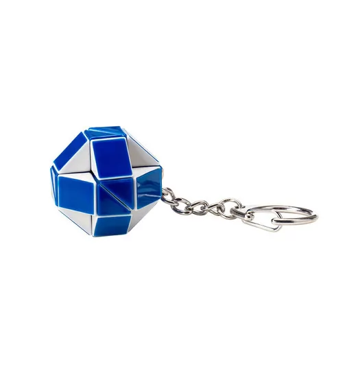 Міні-Головоломка Rubik's - Змійка Біло-Блакитна - 0799266001706704407.jpg - № 5