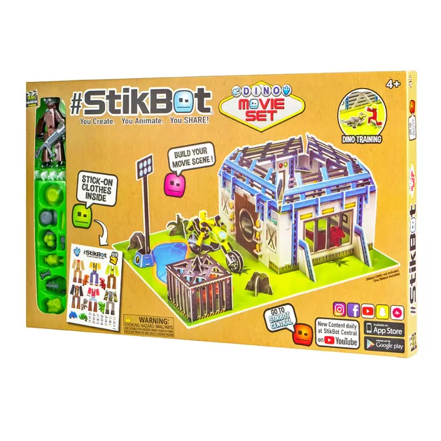 Ігровий Набір Для Анімаційної Творчості Stikbot S3 - Динозаври