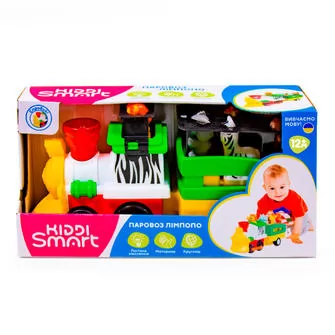 Игровой Набор Kiddi Smart – Паровоз Лимпопо (украинский язык)
