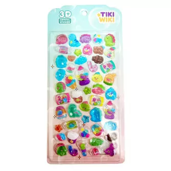Набір 3D-наліпок Tiki Wiki серії Crystal