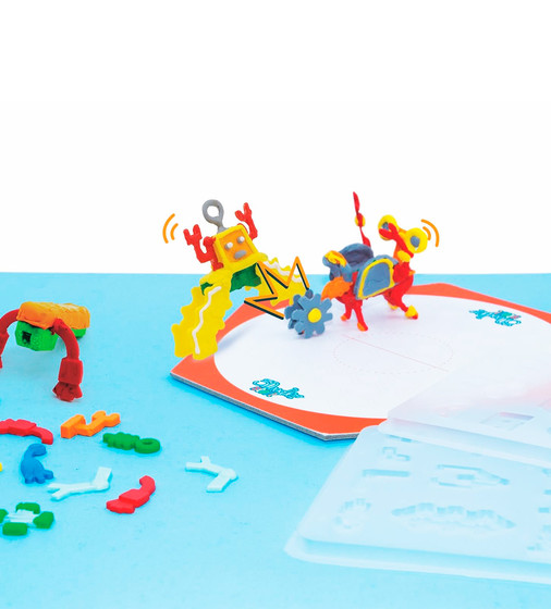 Набор для 3D-ручки 3Doodler Start - АНИМАЦИЯ (48 стержней, шаблон, аксессуары)