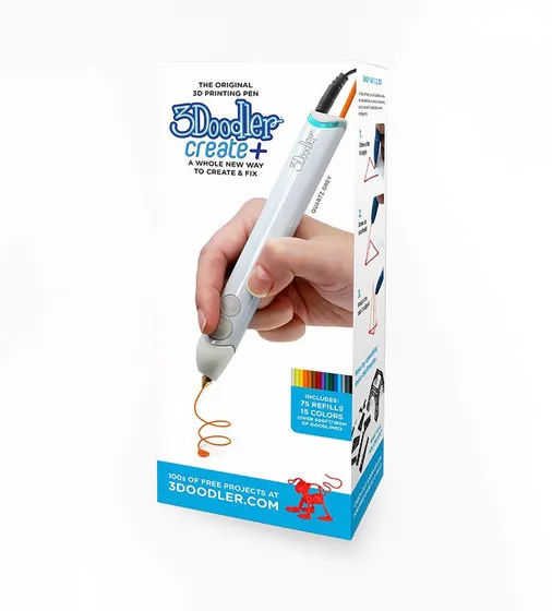 3D-Ручка 3Doodler Create Plus   Для Професійного Користування - Сіра - 8CPSGYEU3E_2.jpg - № 2