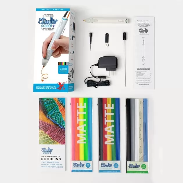 3D-Ручка 3Doodler Create Plus   Для Професійного Користування - Сіра