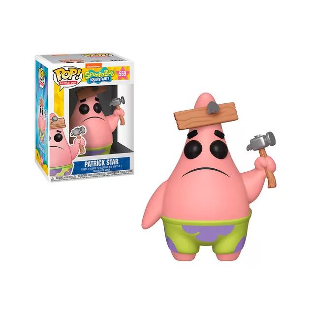 Ігрова Фігурка Funko Pop! Серії Губка Боб - Патрік З Дошкою